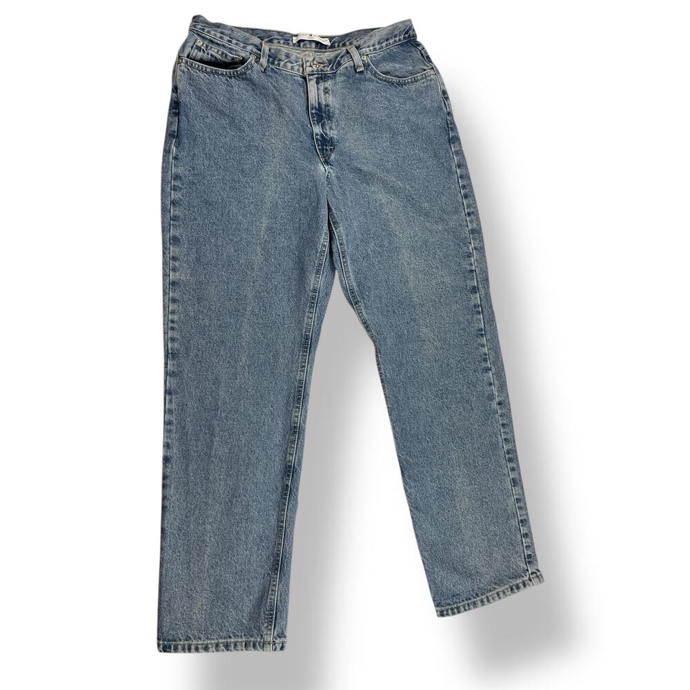Tommy Hilfiger Womens Jeans Size 14 Medium Wash Straight Leg Denim Pants